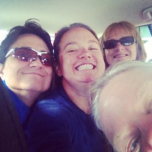 on our way to volunteer