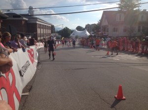 here he comes up this hill